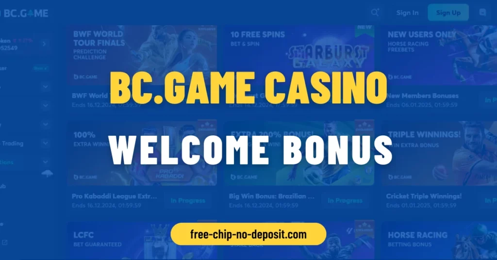 BC.Game Casino Welcome Bonus