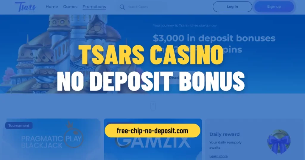 Tsars Casino No Deposit Bonus