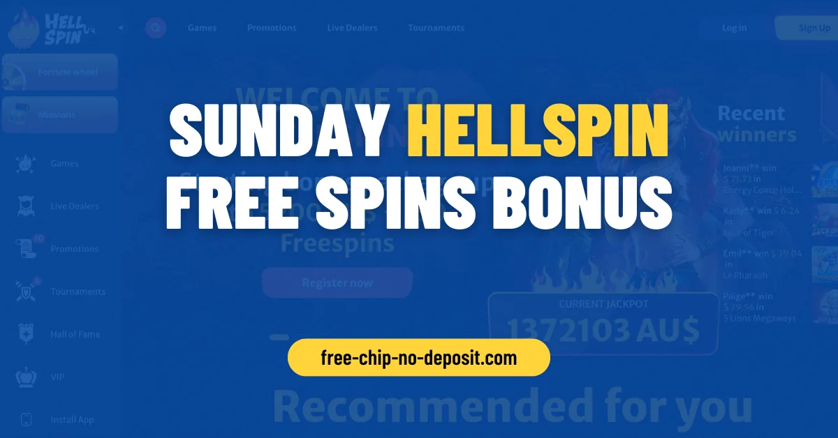 Sunday HellSpin Free Spins Bonus