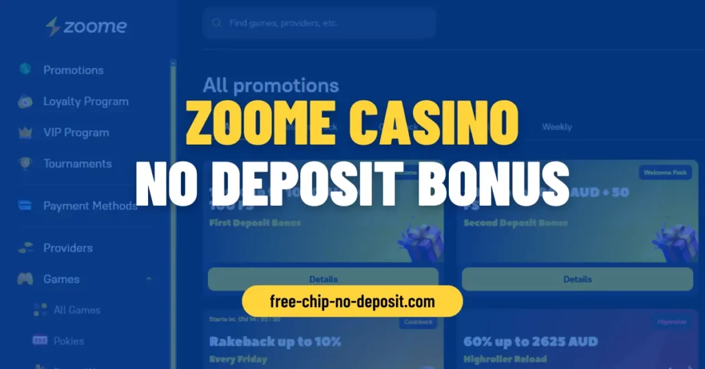 Zoome Casino No Deposit Bonus