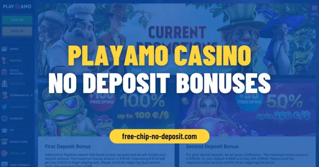 Playamo No Deposit Bonus