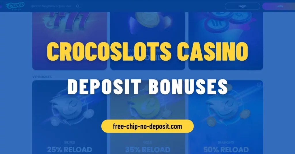 Crocoslots Casino Deposit Bonuses