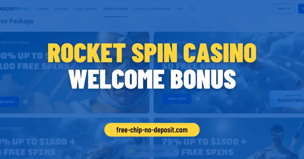 Rocket Spin Casino Welcome Bonus