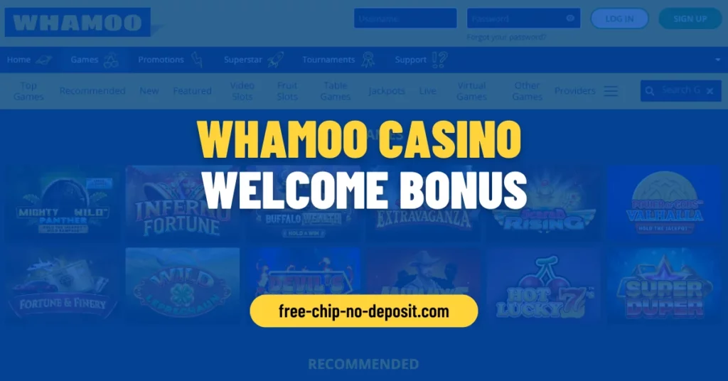 Whamoo Casino Welcome Bonus