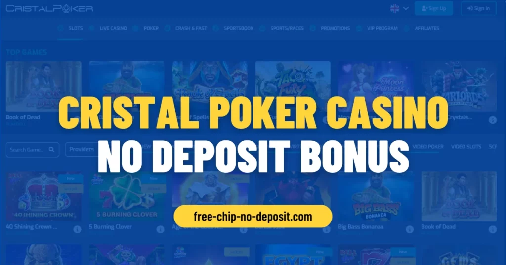 Cristal Poker Casino No Deposit Bonus