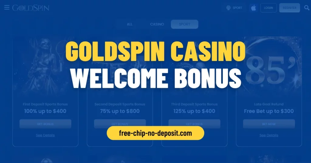 Goldspin Casino Welcome Bonus