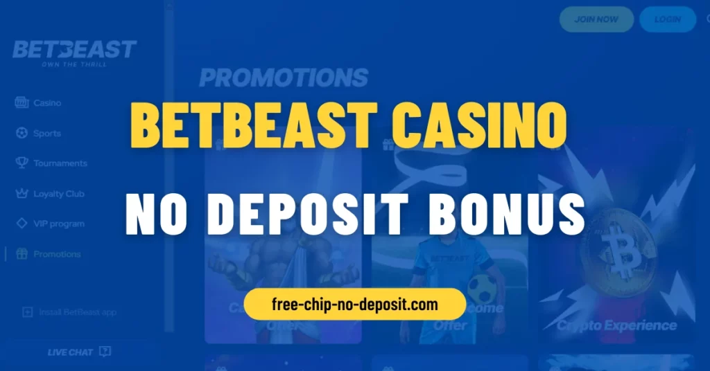 BetBeast Casino No Deposit Bonus