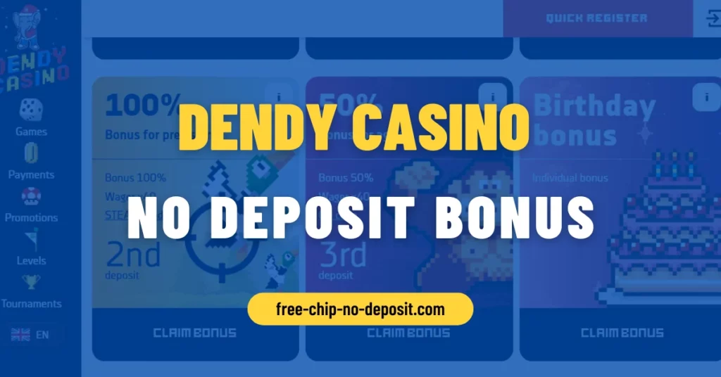 Dendy Casino No Deposit Bonus