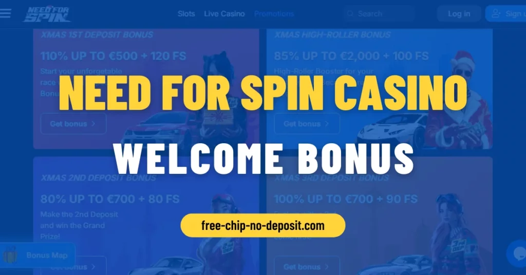 Need For Spin Casino Welcome Bonus